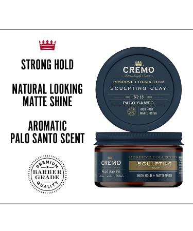 Cremo Palo Santo Sculpting Clay - High Hold, Matte Finish - 4 Oz - Buy Online on GoSupps.com