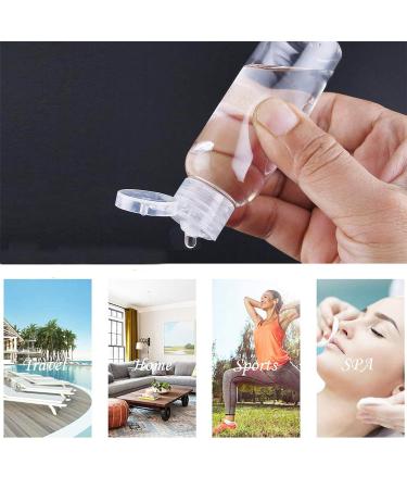 8-Piece 100ml Travel Bottle Set | Transparent Cosmetic Containers with 3 Funnels for Shampoo Lotion & Camping Essentials - Buy Online on GoSupps.com