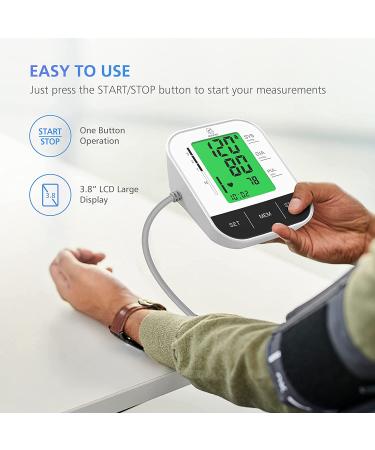 Comfier Arm Blood Pressure Monitor with Irregular Heartbeat Detection - Large LCD Display, Voice Broadcast, Dual User Modes - Home BP Tester with Carry Case - Buy Online on GoSupps.com