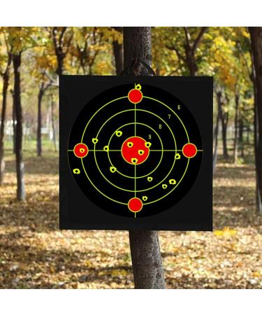 Rinling 12-inch Shooting Targets 20 Pack - Reactive Splatter Bullseye Targets for BB Rifle, Airsoft, Pistol, Pellet Gun - Buy Online on GoSupps.com