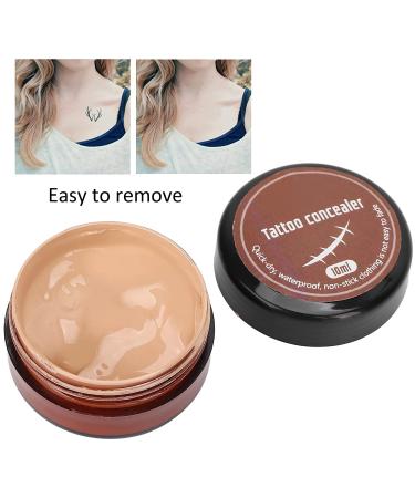 Waterproof Tattoo Concealer for Acne Marks, Freckles & Scars - 10ml | Men & Women - Buy Online on GoSupps.com