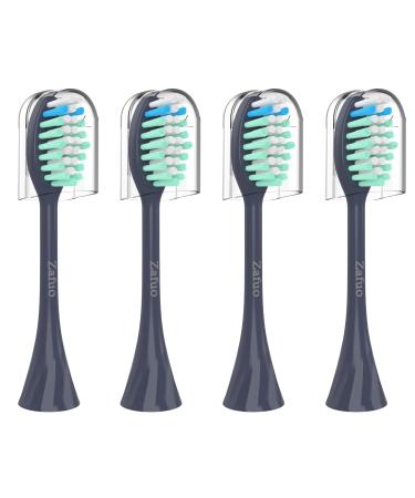 Replacement Toothbrush Heads Compatible with Philips One Sonicare Toothbrush (Midnight Navy Blue)