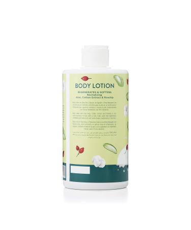 Tulipan Negro Body Lotion with Aloe Vera Cotton & Rosehip - Hydrating 400 ml for All Skin Types | International Shipping Available - Buy Online on GoSupps.com