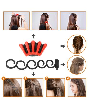 40 Pcs Hair Styling Kit Set - DIY Fashion Hair Accessories for Women | Spiral Braiding Tool for Hairstylists - Buy Online on GoSupps.com