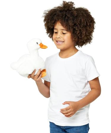 Zappi Co Duck Plush Toy (25cm) - Eco-Friendly and Charming Soft Waterfowl for Kids' Pond Adventures | Made from Recycled Material - Buy Online on GoSupps.com