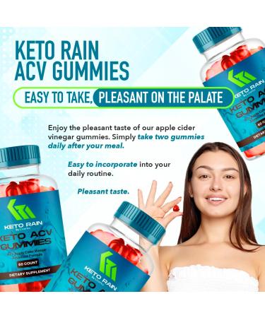 (5 Pack) Keto Rain Gummies - Keto Rain Advanced ACV Gummys Keto Rain ACV Gummy 1050MG - All Natural Keto Rain Apple Cider Vinegar KetoRain ACV Gummys 300 Gummies for 5 Months - Buy Online on GoSupps.com