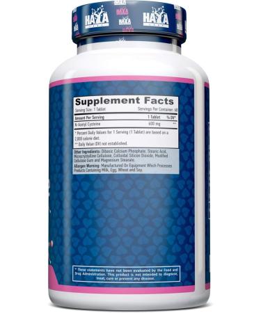 NAcetyl Cysteine NAC Haya Labs 60tabl - Buy Online on GoSupps.com