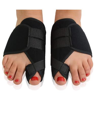 Toe Straighteners for Soft Corrector Toe for Separator Splint for Correction Valgus Pedicure for Orthotics Braces Support Thumb Valgus Corrector (M) Medium