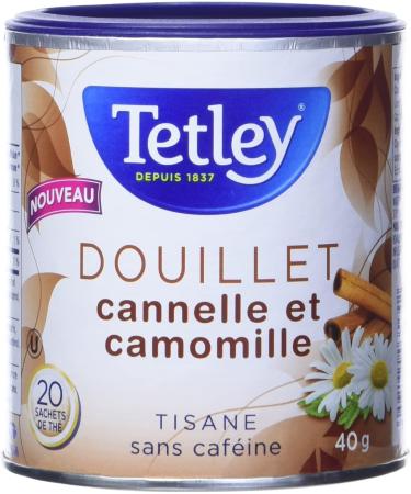 Tetley Cozy Cinnamon Camomile Herbal Tea - 20 Tea Bags 40 Grams Naturally Caffeine Free - Buy Online on GoSupps.com