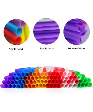 100 Pcs Jumbo Smoothie Straws | Multi Color Disposable Boba Straws | Individually Wrapped Wide-mouthed Milkshake Bubble Tea Drinking Straws (0.43 Diameter, 9.45 Long) - Buy Online on GoSupps.com
