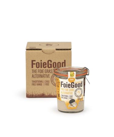 FoieGood - Duck Spread with Truffle - Duck Liver P t - Ideal for Appetizers - Smooth and Creamy - No Forced Feeding - Glass Jar 120 g