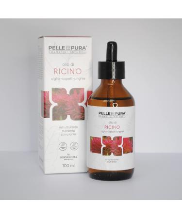 DERMOCURA Castor oil eyelash hair regenerating nourishing stimulating 100 ml