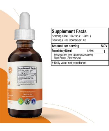 Rejuvica Health Active Ashwagandha - Advanced Liquid Supplement - Withania Somnifera Extract - Ashwagandha Roots Only - Naturally Occurring Withanolides 2 Fl Oz (Pack of 1) - Buy Online on GoSupps.com
