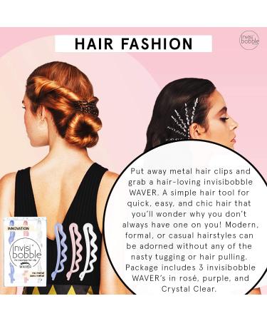 Invisibobble Waver Traceless Hair Clip - Lava You 3 Pack | Stylish & Comfortable Hair Accessories - Buy Online on GoSupps.com