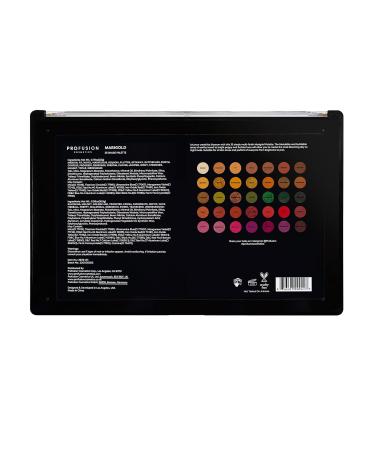 Profusion Cosmetics Marigold Eyeshadow Palette - 35 Vibrant Shades for Stunning Looks | International Shipping Available - Buy Online on GoSupps.com