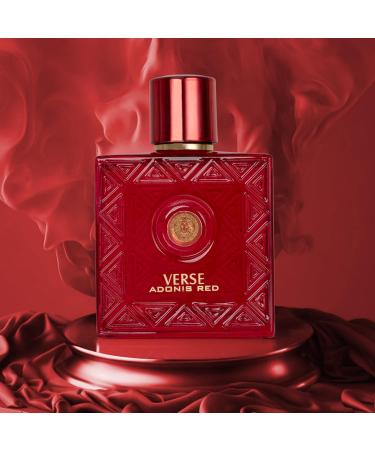 NovoGlow Verse Adonis Red for Men - 100ml Eau De Parfum Spray for Men - Long Lasting Fruity Warm & Floral Fragrance Smell Fresh All Day Long Gift for Men for All Occasions 3.4 Fl Oz (Pack of 1) - Buy Online on GoSupps.com