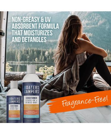 STREAM 2 SEA Hair Conditioner 16 oz | Reef Safe Fragrance Free All Natural Deep Conditioner for Campers & Boaters | Paraben Free Ideal for Dry Damaged Hair - Buy Online on GoSupps.com
