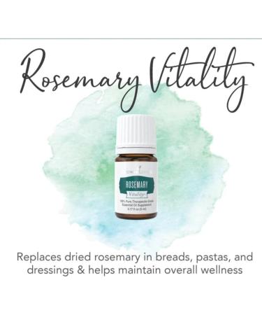 Buy Young Living Rosemary Vitality Essential Oil 5 ml | Antioxidant-Rich Herbaceous Flavor Immune Support & Culinary Uses - International Shipping Available - Buy Online on GoSupps.com