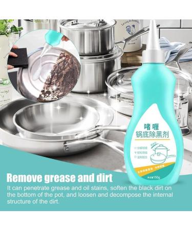 GHOWDS 2Pcs Magic Gel Cleaner for Pots and Pans Black Pot Bottom Cleaning Gel Cleaner for Bottom of Pots and Pans Gel Cleaner for Cookware Bottom - Buy Online on GoSupps.com