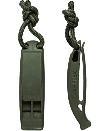 Buy Mil-Tec Tactical Molle Olive Signal Whistles - Pack of 2 | International Shipping Available - Buy Online on GoSupps.com