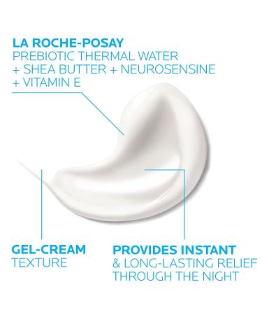 La Roche-Posay Toleriane Ultra Night Cream for Face - Intense Soothing Moisturizer with Vitamin E - Allergy Tested for Sensitive Skin - Buy Online on GoSupps.com