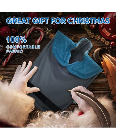 XXL SAROO Weighted Heating Pad for Back Pain Relief - 24x33 - 4 Heat Settings - Auto-Off - Machine Washable - Blue - Buy Online on GoSupps.com