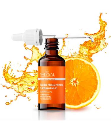 Natysal Hyaluronic Acid and Vitamin C Facial Elixir 20 ml Skin Cell Regeneration - Buy Online on GoSupps.com