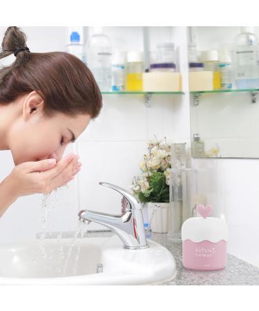 Beautyflier Facial Cleanser Foam Cup - Whip Bubble Maker for Deep Skin Cleansing | Travel & Household Skincare Tool (Heart Pink - Buy Online on GoSupps.com