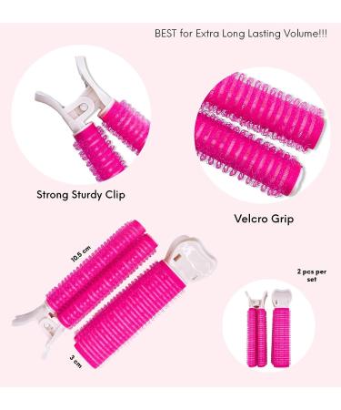 Cherry Pink Hair Root Volumizing Clips - 2 Count (Pack of 1) - Buy Online on GoSupps.com