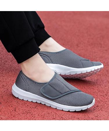 HULKI Orthopedic Walking Shoes for Men and Women - Breathable Mesh Slip On Sneakers for Edema, Plantar Fasciitis, and Arthritis - Wide Width Diabetic Shoes for Swollen Feet - Size 9.5B - Buy Online on GoSupps.com
