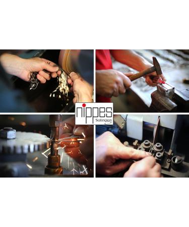 Nipple Solingen Tweezers - Nickel-Plated Steel 8 cm | Precision Eyebrow Plucking | Straight Tip Pinzette | Made in Germany - Buy Online on GoSupps.com