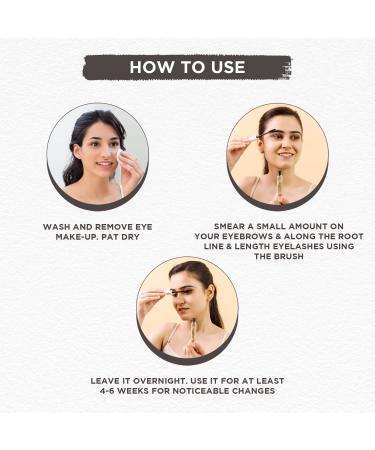 Bella Vita Organic GrowBrow Serum - Eyelash & Eyebrow Growth with Castor, Onion Oil & Vitamin E - 12ml - Buy Online on GoSupps.com