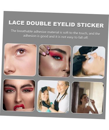 Beavorty Makeup Accessories 50 Sheet Lace Double Eyelid Sticker Double Sided Eyelid Tape Eye Lid Tape for Hooded Eyes Fold Woman - Buy Online on GoSupps.com