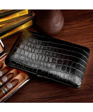 Cigar Boxs Humidors Stravel Cigar Box Reversible Flap Cigars Case Leather Exterior Cigar Humidor Holds up to 5 Gift - Buy Online on GoSupps.com