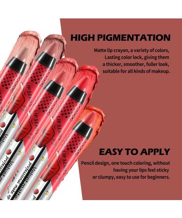 Boobeen Matte Lip Liner Pencil - Nude Lipstick with High Pigment & Waterproof Formula - Buy Online on GoSupps.com