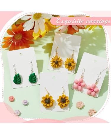 Set of 2 Flower Polymer Clay Molds for Jewelry Making - Daisy, Rose, Sunflower & Nosegay Miniature Designs for Polymer Clay Earrings and Decorations - Clay Jewelry Flower Molds - Buy Online on GoSupps.com
