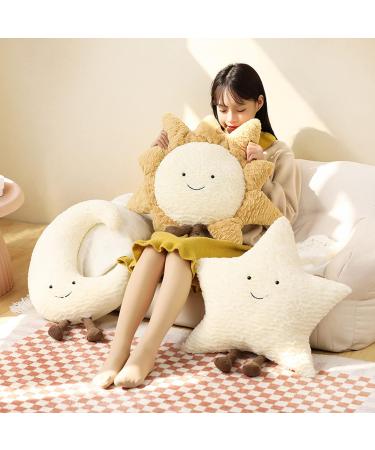 LIBOOI 60cm Sun Cloud Moon Star Pillow Cushion - Cute Nursery Decorative Plush Pillow for Kids Room Sofa - UK1-YH-221129DJ02-5-HD - Buy Online on GoSupps.com