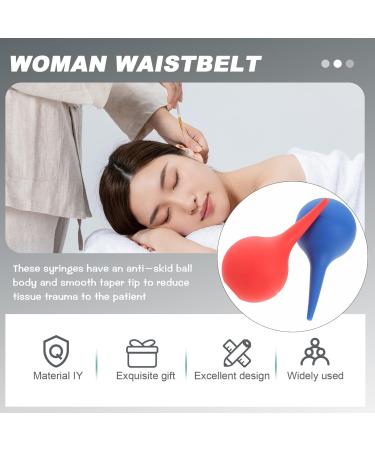 4Pcs Rubber Ear Syringe Hand Bulb | Ear Cleaning Ball for Adults 75ML | Ear Wax Removal Tool - Buy Online on GoSupps.com