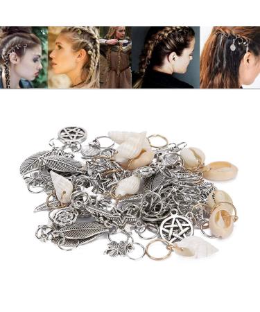 70pcs Hair Coil Dreadlocks Jewelry Accessories - Braid Rings for Teens & Adults - Perfect Hair Accessories for Parties - Buy Online on GoSupps.com