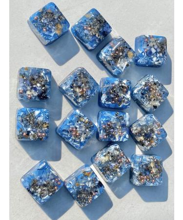 Mini Cube Tower Busters - Light Blue Orgone Generator | 528Hz Energy Accumulator | Perfect Gift - Buy Online on GoSupps.com