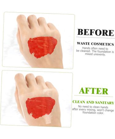 COHEALI 800 Pcs Blank Sticker Stickers Ear Muffs Sheer Nail Polish Makeup Supplies Eye Shadow - Buy Online on GoSupps.com