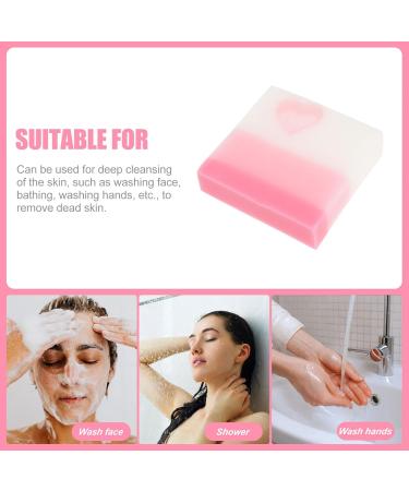 FRCOLOR Refreshing Skin Scrub Soap Bathing Soap Bar Handmade Bathing Soap Scrub Handmade Soap Refreshing Skin Exfoliating Soap Handmade Soap Bar Hand Soap Essential Oil Frosted - Buy Online on GoSupps.com