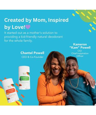 PLAY PITS - Natural Kids Whole Body Deodorant - Safe for Girls and Boys w/Sensitive Skin of All Ages - Clean Non-Toxic & Paraben Free - HAPPY Scent - Infused w/Lavender Essential Oils 2.65Oz Happy 2.65 Ounce (Pack of 2) - Buy Online on GoSupps.com