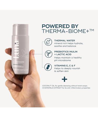 Everywhere Wash 100ml | Gentle Unscented Body Wash | Travel Size Natural Cleanser for Sensitive Skin - Buy Online on GoSupps.com