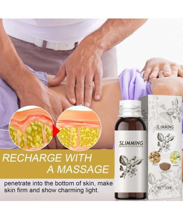 Lamia Belly Off Herbal Slimming Massage Oil Anti-Cellulite & Natural Lymphatic Drainage Spa Essential Oil for Men & Women (2 Pieces) - Buy Online on GoSupps.com