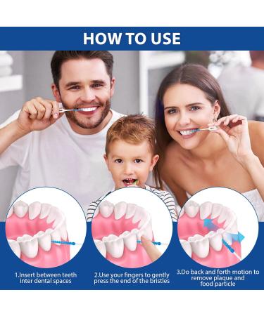 200 Silicone Interdental Brushes - Portable Dental Cleaner & Plaque Removal Tool | Dual-House Toothbrushes with Box for Optimal Oral Hygiene - Buy Online on GoSupps.com