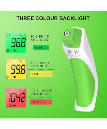 YOOKO Ear and Forehead Thermometer | No-Touch Digital Thermometer | 1s Instant Reading | Fever Alarm | Object Measurement - Buy Online on GoSupps.com