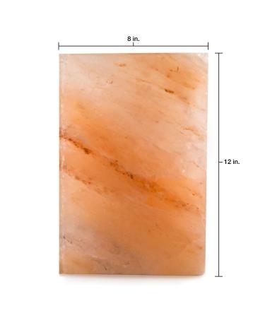 Zenware Natural Himalayan Salt Plate Holder Set - Black (12 x 8 x 2 inches) - Buy Online on GoSupps.com