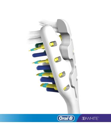 Oral-B Pulsar 3D White Advanced Vivid Soft Toothbrush Twin Pack - Colors Vary - Buy Online on GoSupps.com