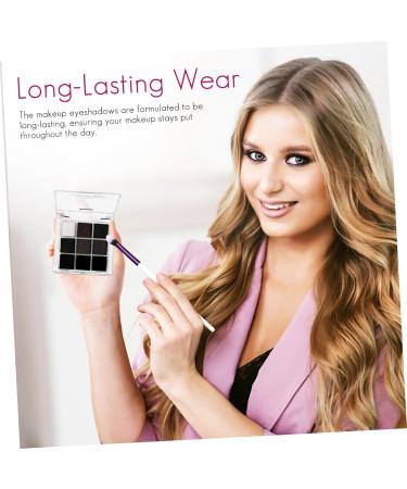 Healeved 4 Pcs Eye Shadow Palette Eye Shadow Plate Colorful Eyeshadow Palette Glitter Eyeshadow Plastic - Buy Online on GoSupps.com